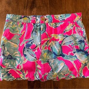 Vibrant Pink Floral Skirt